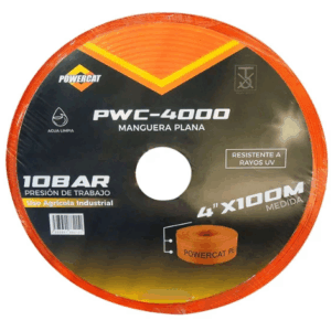 MANGUERA LONA PLANA 4" (100 M)