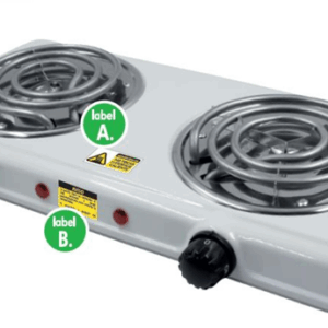 PARRILLA 2 QUEMADORES